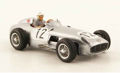 Mercedes W 196 Base 1/43 Spark No.12 ganador GP Gran Breta&Atilde;&plusmn;a 1955 coche miniatura