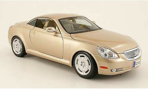 Lexus SC 430 1/18 Maisto beige toit ferme 2002 coche miniatura