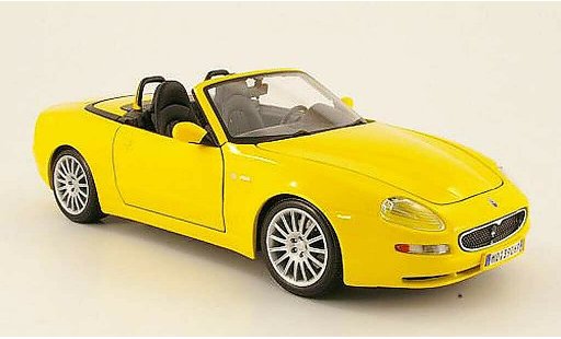 Maserati GT Spyder Base 1/18 Maisto amarillo 2004 coche miniatura