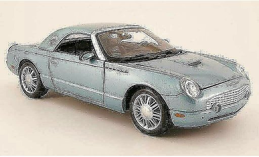 Ford Thunderbird Retro 1/18 Maisto azul metallized hardtop coche miniatura