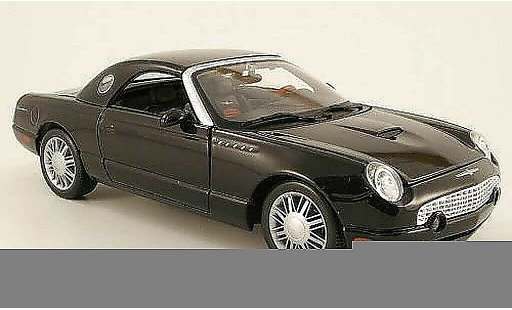 Ford Thunderbird Retro 1/18 Maisto noir hardtop coche miniatura