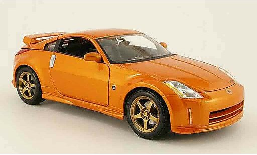 Nissan 350Z Nismo 1/18 Maisto s-tune naranja coche miniatura