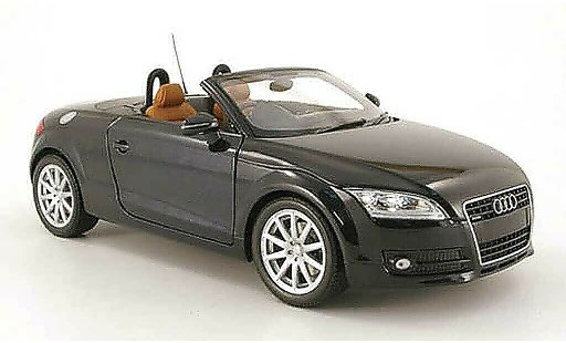 Audi TT roadster 1/18 Minichamps rhd noir 2006 coche miniatura