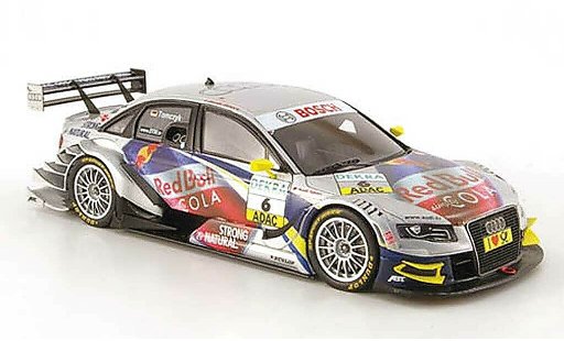 Audi A4 dtm 1/43 Spark No.6 Red Bull Cola Saison 2010 coche miniatura