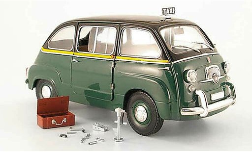 Fiat 600 Multipla 1/18 Mini Miniera d taxi rom 1960 coche miniatura