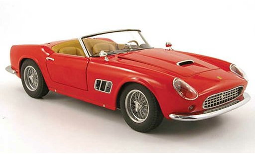 Ferrari 250 GT California 1/18 Hot Wheels spider rojo coche miniatura