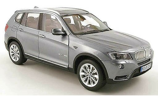 Bmw X3 F25 1/18 Norev gris 2010 coche miniatura