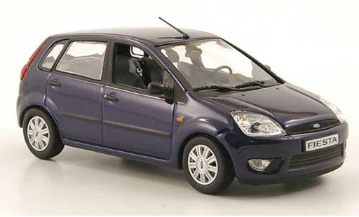 Ford Fiesta MKIV 1/43 Minichamps azul 5-portes coche miniatura