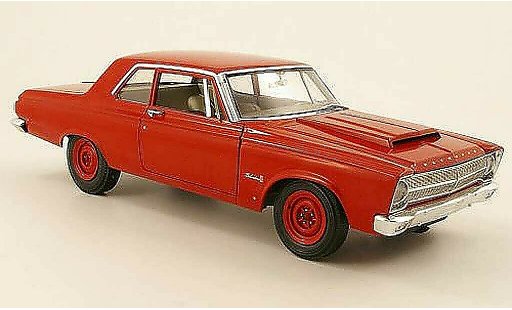 Plymouth Belvedere Belvedere II 1/18 Highway 61 r01 rojo 1965 coche miniatura