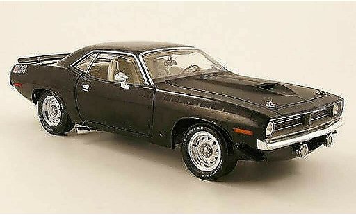 Plymouth Cuda 1970 1/18 Highway 61 aar noir coche miniatura