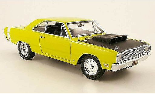 Dodge Dart 1968 1/18 Highway 61 superstock amarilloverde/noir coche miniatura