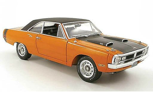 Dodge Dart 1970 1/18 Highway 61 swinger naranja/noir coche miniatura