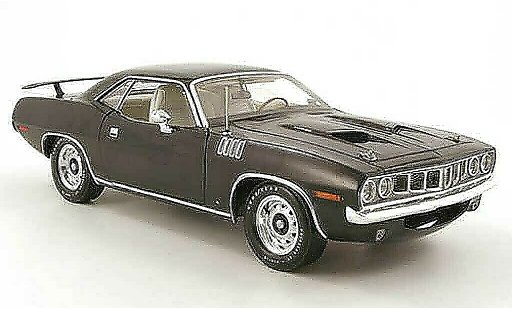 Plymouth Cuda 1971 1/18 Highway 61 383 noir coche miniatura