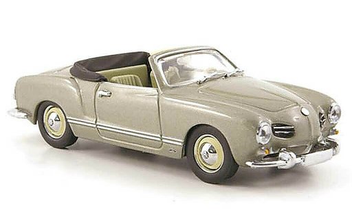 Volkswagen Karmann Ghia Cabriolet 1/43 Minichamps Ghia Descapotable gris 1957 coche miniatura