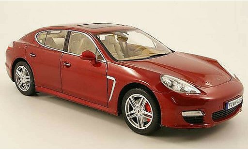 Porsche Panamera Turbo 1/18 Norev rojo 2009 coche miniatura