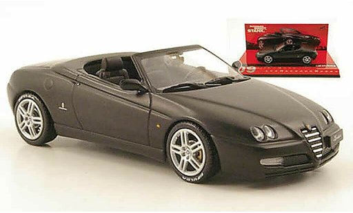 Alfa Romeo Spider GTV twin spark 1/43 Minichamps 2003 mate-negro coche miniatura