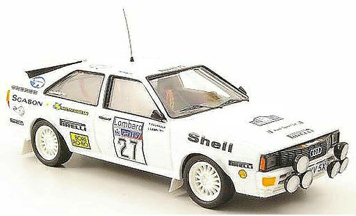 Audi Quattro rallye 1/43 Trofeu No.27 Lampi/Kuukkala RAC Rally 1982 coche miniatura