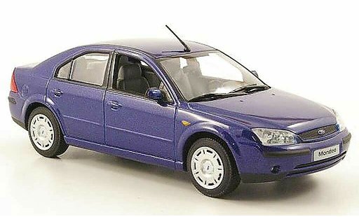 Ford Mondeo Stufenheck 1/43 Minichamps MKIII azul coche miniatura