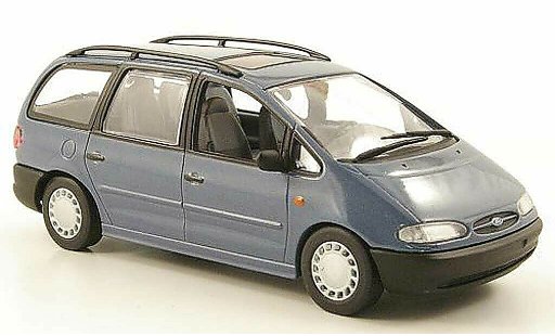 Ford Galaxy Berline 1/43 Minichamps MKI azulgris 1995 coche miniatura