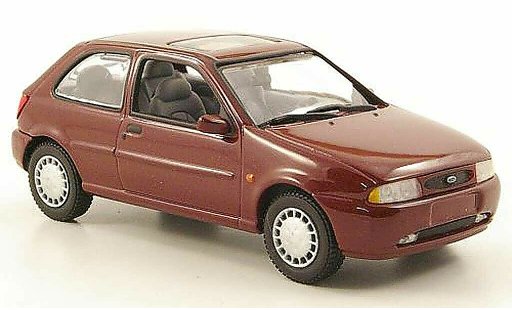 Ford Fiesta MKIV 1/43 Minichamps rojo 3-portes coche miniatura