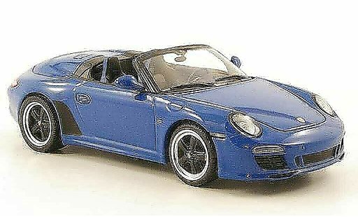Porsche 911 S 1/43 Minichamps Speedster azul 2010 coche miniatura