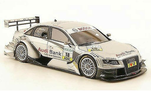 Audi A4 dtm 1/43 Spark No.18 Bank Saison 2010 coche miniatura