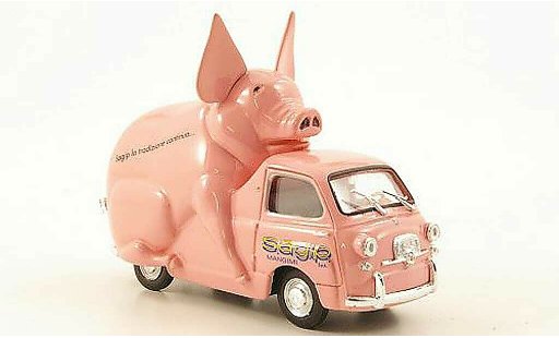 Fiat 600 Multipla 1/43 Brumm D Sagip Mangimi 1970 coche miniatura