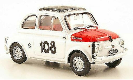 Fiat 595 Abarth 1/43 Brumm No.108 Coppa Gallega 1965 coche miniatura
