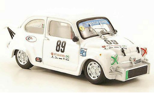 Fiat 850 Abarth TC 1/43 Brumm No.89 24h Classic Nurburgring 2009 coche miniatura