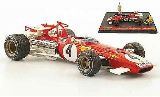 Ferrari 312 B 1/43 Brumm No.4 C.Regazzoni GItalien 1970 coche miniatura