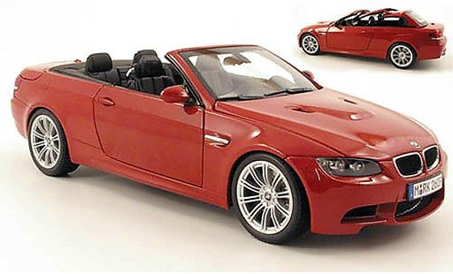 Bmw M3 Cabriolet 1/18 Kyosho E93 rojo coche miniatura