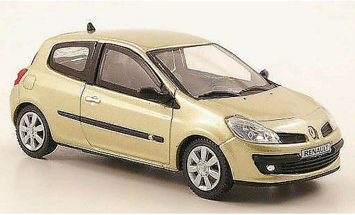 Renault Clio III 1/43 Eligor beige 3-portes 2005 coche miniatura