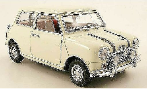 Austin Mini cooper s 1/18 Kyosho mk1 blanco 1969 coche miniatura