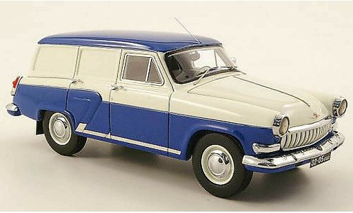 Gaz M22 Break 1/43 Neo furgoneta azul/blanco 1962 coche miniatura