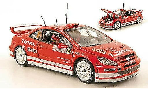 Peugeot 307 WRC 1/43 Vitesse No.5 Total Rally Monte Carlo 2004 coche miniatura