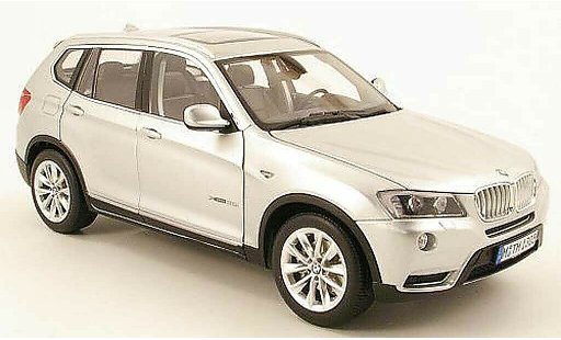 Bmw X3 F25 1/18 Norev gris metallisee 2010 coche miniatura