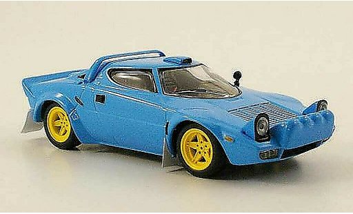 Lancia Stratos HF 1/43 IXO Stradale azul 1974 coche miniatura