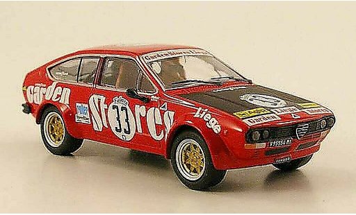 Alfa Romeo Alfetta gtv 2.0 1/43 M4 V Alfetta No.33 1000km Spa 1976 coche miniatura