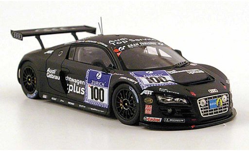 Audi R8 lms 1/43 Spark No.100 Top Service 24h Nurburgring 2010 coche miniatura
