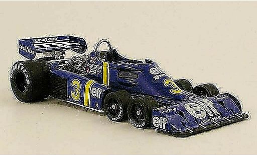 Tyrrell P34 1976 1/18 TrueScale Miniatures no.3. elf ganador gp Suecia j.scheckter coche miniatura