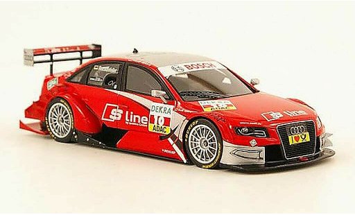 Audi A4 dtm 1/43 Spark No.10 S Line Saison 2010 coche miniatura