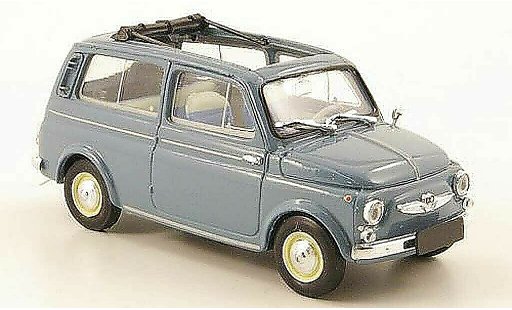 Steyr Puch 700 Base 1/43 Brumm C azul geoffnet 1961 coche miniatura