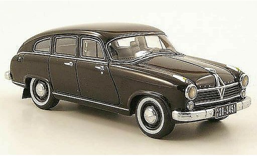 Borgward Hansa 2400 berline 1/43 Neo negro 1955 coche miniatura
