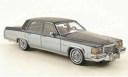 Cadillac Fleetwood Brougham 1/43 Neo azul /negro-azul/negro 1980 coche miniatura