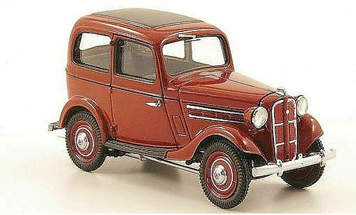 Datsun 17 Sedan 1/43 Ebbro rojo 1938 coche miniatura