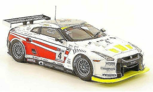 Nissan Skyline R35 1/43 Ebbro GT-R GT1 No.4 Swiss Racing Team 2010 coche miniatura