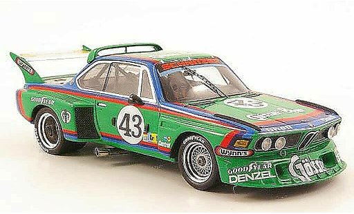 Bmw 3.5 course 1/43 Spark No.43 Gosser Beer 24h Le Mans 1976 coche miniatura