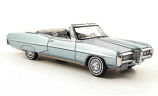 Pontiac Bonneville Convertible 1/43 Neo azul 1968 coche miniatura