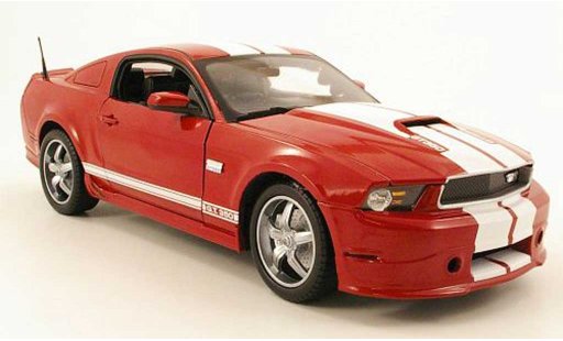 Shelby GT 350 2011 1/18 Shelby Collectibles rojo blanco coche miniatura