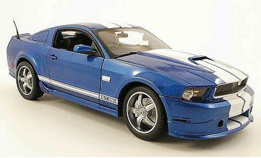 Shelby GT 350 2011 1/18 Shelby Collectibles azul blanco coche miniatura